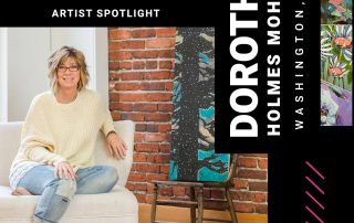 With an artistic background spanning over 25 years, the story of Dorothy Mohler’s journey as an artist is as captivating as her creations. Brought up by parents who nurtured her love for art and nature, Dorothy has traveled extensively, absorbing the beauty of diverse landscapes and cultures, and channeling that inspiration into her work.