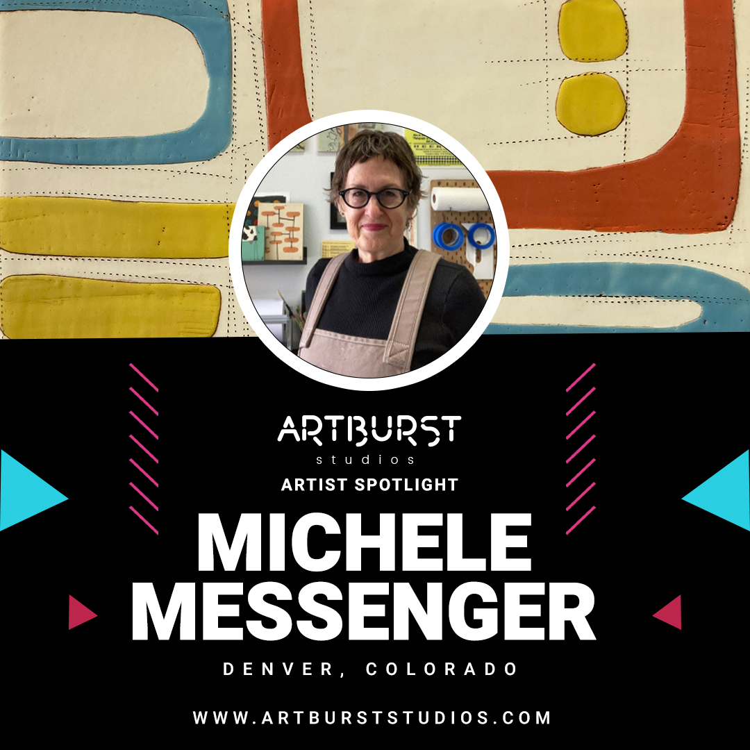 From the vibrant city of Denver, Colorado, we are so pleased to introduce you to the incredible encaustic painter Michele Messenger.