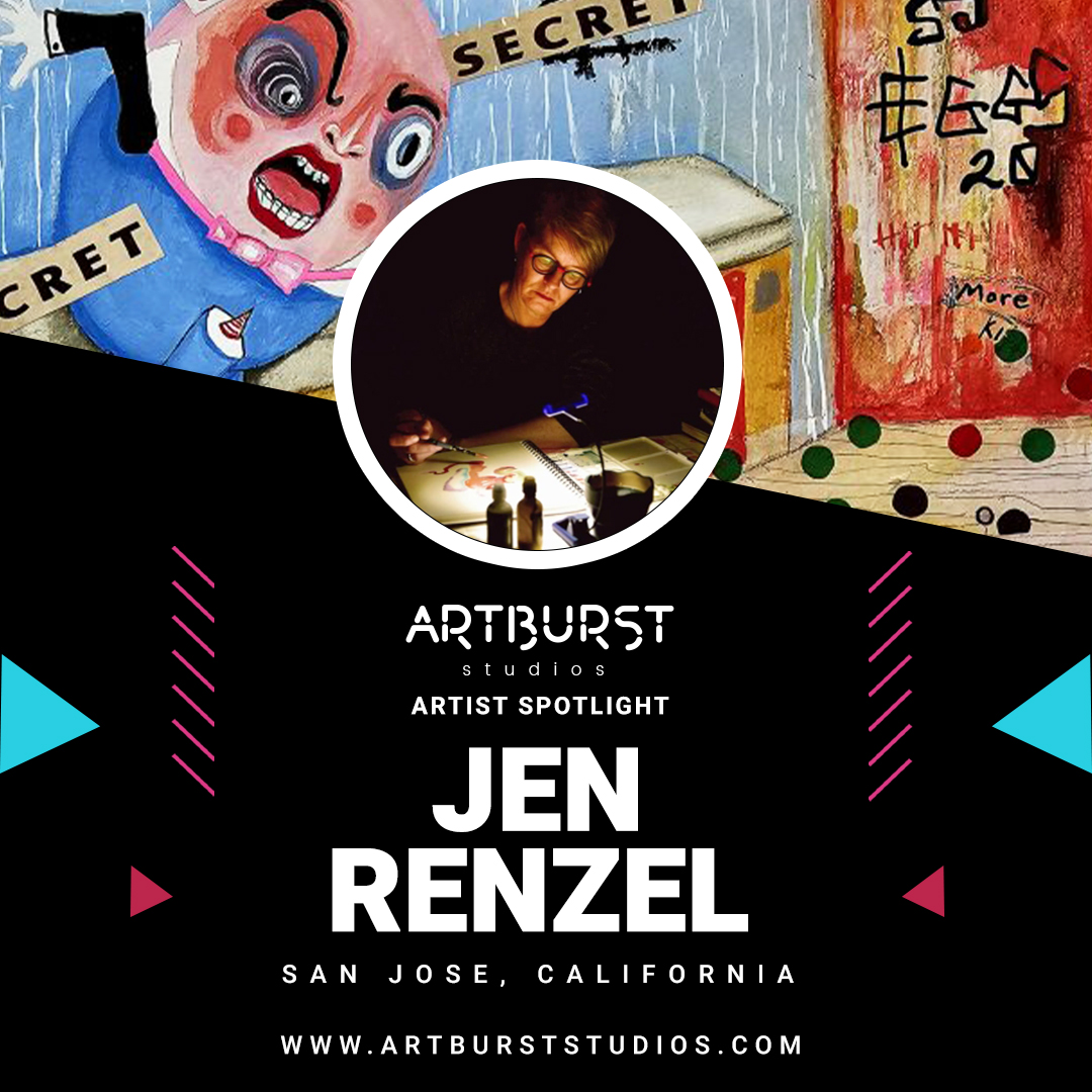 Tapestry of Dreams: Discovering Jen Renzel's Mixed-Media Marvels
