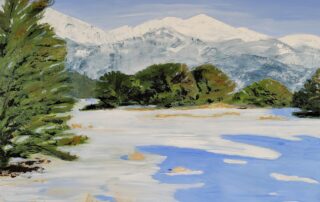 mountain landscape painting
