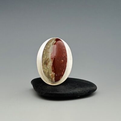 Colorado Jasper gemstone ring
