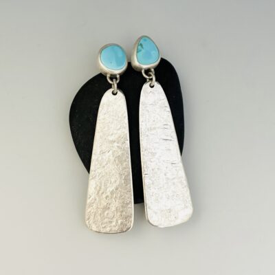 Blue Bird turquoise earrings