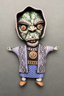 She was the creepiest babysitter ever. “Gimme a HUG!” was her first demand whenever she came to our house. We begged Mother to never call her again… but she did. Repeatedly.